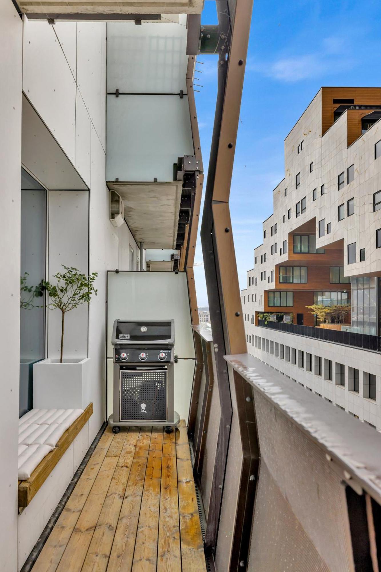 Eksklusiv Modern Barcode Apartment Oslo Exterior photo